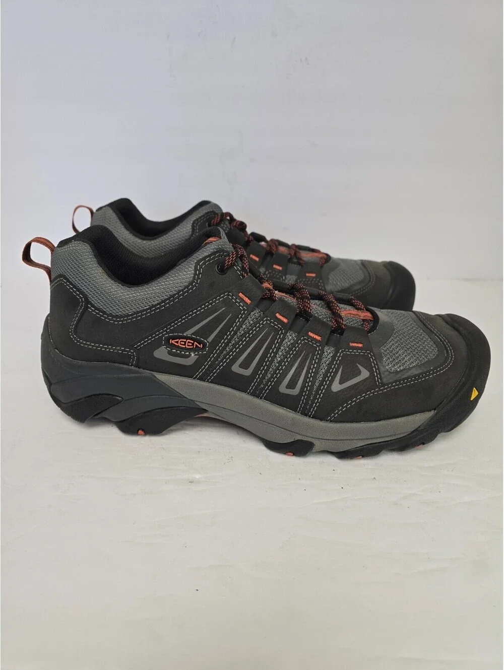 Keen Utility Men's Boulder 1018654 Low Steel Toe Work Shoe Gray Size 14D